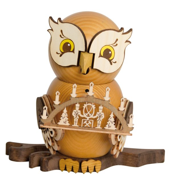 Incense Smoker Owl with Light Arch - Image 2