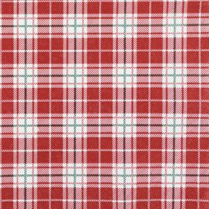 Decoupage Napkins Chequers red