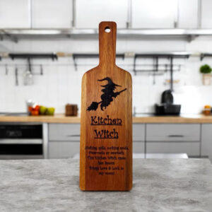 Kitchen Witch Cutting Board