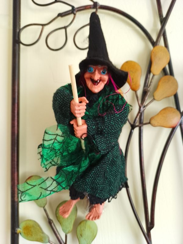 Kitchen Witch Doll Alicia green