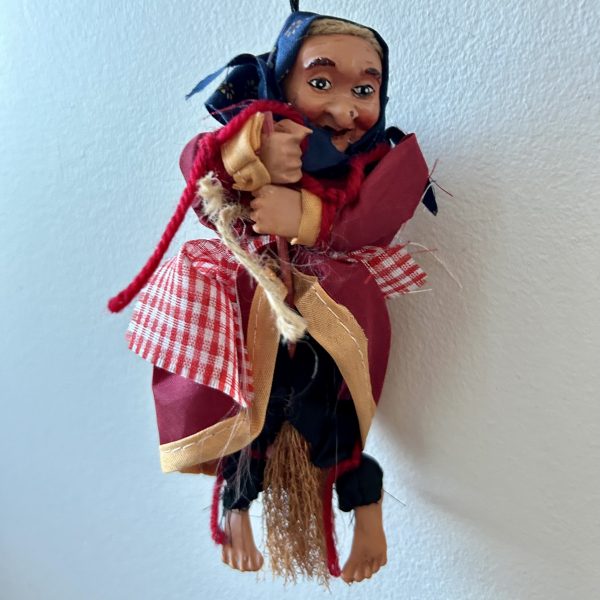 Kitchen Witch Doll Paolina red - Image 2