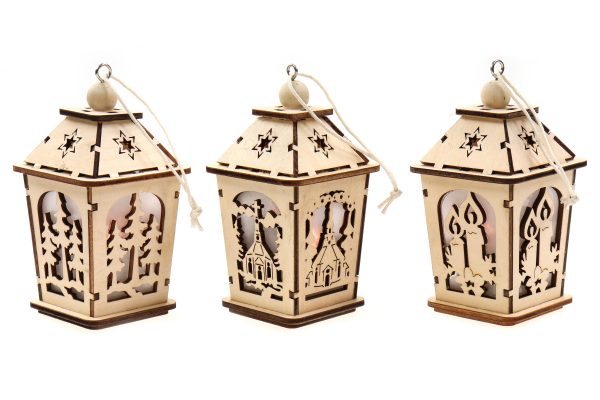 Lighted Lantern Candles - Image 2