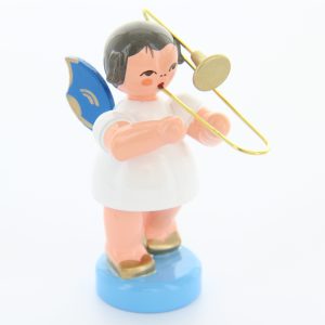 Angel with Trombone, blue