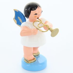 Angel with Flugelhorn, blue