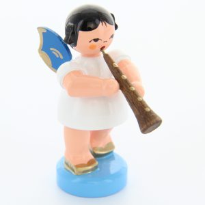 Angel with Oboe, blue