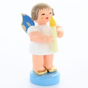 Angel with Candle, blue