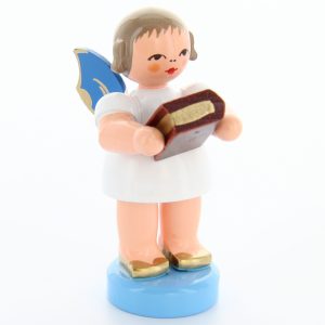 Angel with Bible, blue