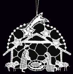Lace Ornament Maria & Joseph 2751-71