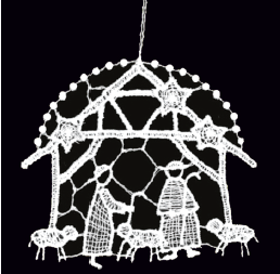 Lace Ornament Shepherds 2751-72