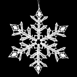 Lace Ornament Snowstar 1 - 2771-71