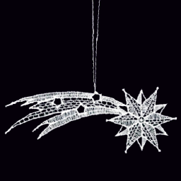 Lace Ornament Star tail 2895-71