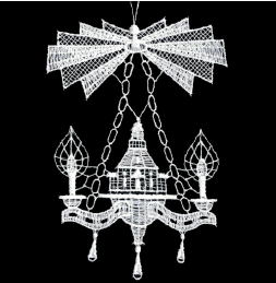 Lace Ornament Pyramid 2913-72