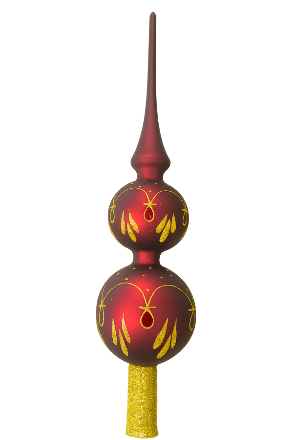 Tree Topper Garland Bordeaux
