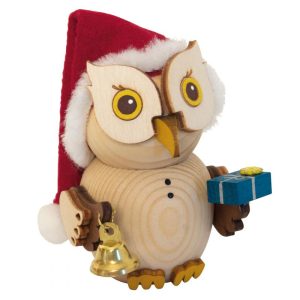Mini Owl Santa Claus