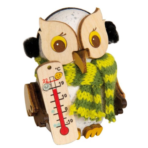 Mini Owl with Thermometer