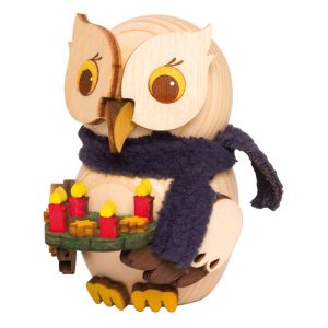Mini Owl with Advent Wreath