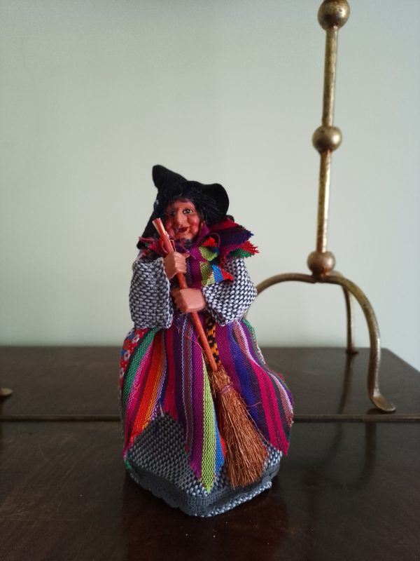 Kitchen Witch Doll Yasmina purple - Image 2