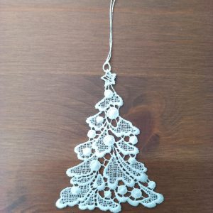 Lace Ornament Tree with balls 0506-72