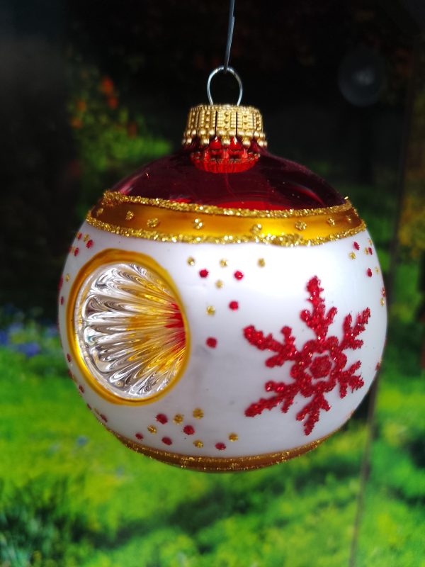 Glas Bauble 3Reflex large