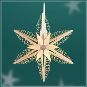 Lighted Star A207 24 cm