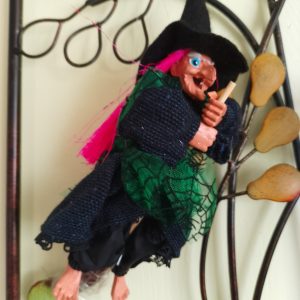 Kitchen Witch Doll Alicia blue