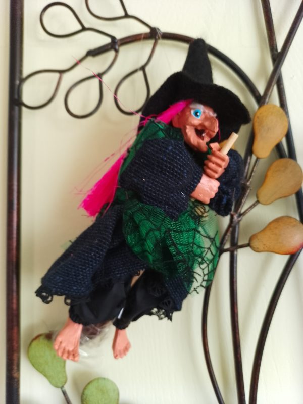 Kitchen Witch Doll Alicia blue