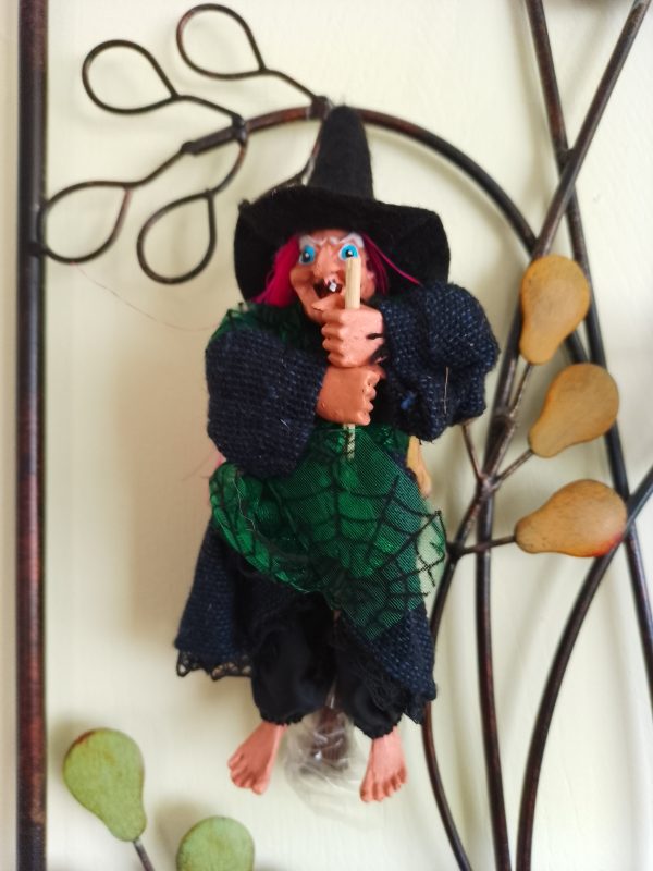 Kitchen Witch Doll Alicia blue - Image 3