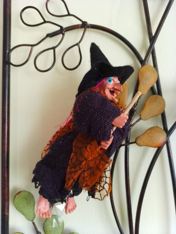Kitchen Witch Doll Alicia purple - Image 2