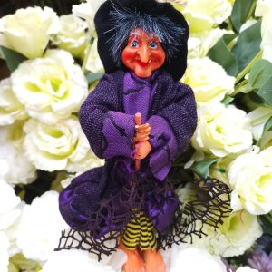 alt=kitchen-witch-doll-hilda-purple