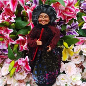 Kitchen Witch Doll Dora black