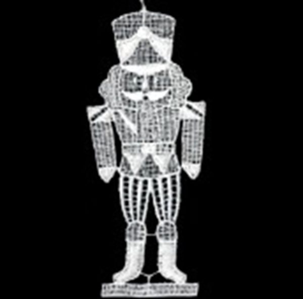 Lace Ornament Nutcracker 050973
