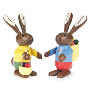Bunny Pair with Baskets
