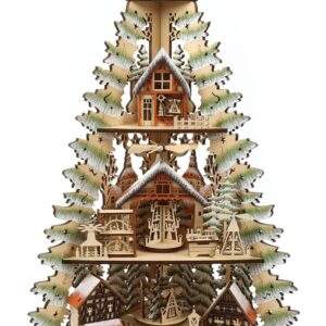 Light Arch Corner Tree Pyramid