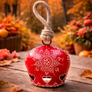 Metal Cow Bell red 3.5inch