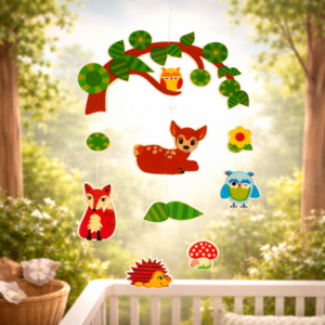 Baby Mobile Forest Animals
