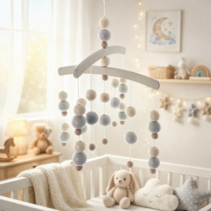 Baby Mobile Wooden Beads