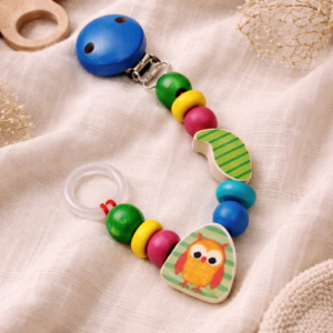 Pacifier Chain Clip Owl