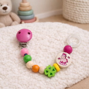 Pacifier Chain Clip Horse