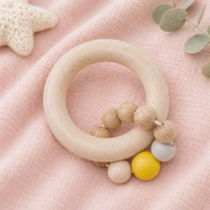 Wooden Clutching Toy Balls