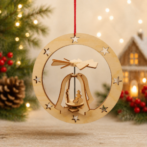 Christmas Pyramid Ring Ornament