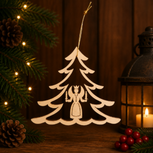 Tree Miner Angel with Candles