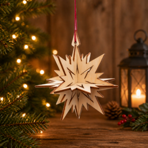 Erzgebirge Wooden Ball Star ‘Star Magic’