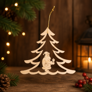 Tree Santa with Gift