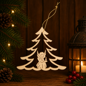 Tree Angel with Candle