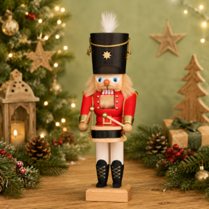 Nutcracker Drummer red