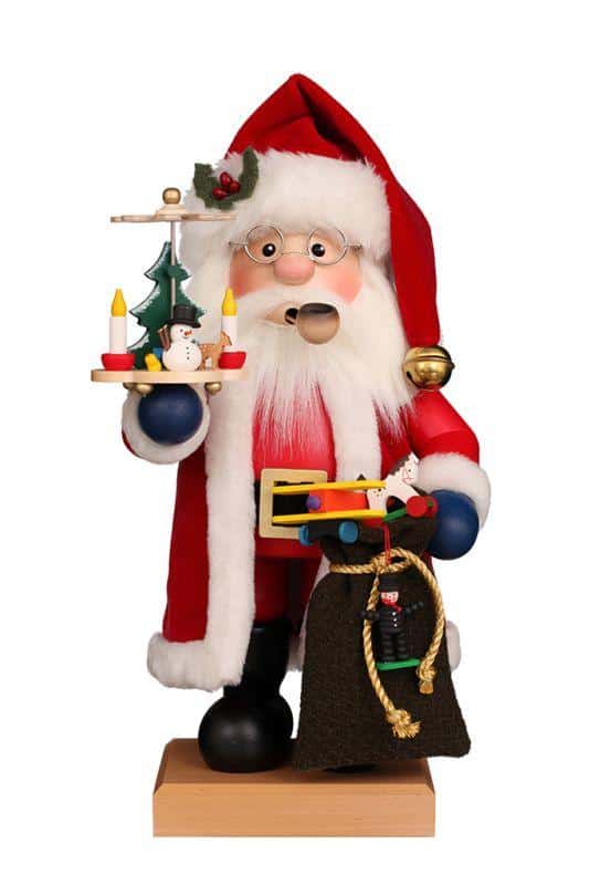 Incense Smoker Santa with Christmas Pyramid - Image 2