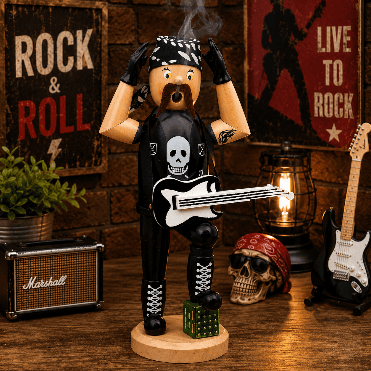 Rock Guitarist Incense Smoker