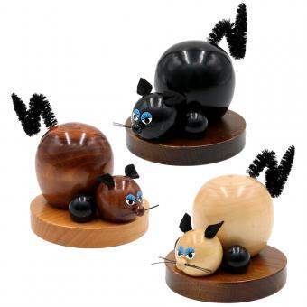 Natural Wooden Cat Incense Smoker - Image 4