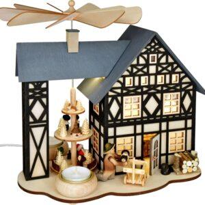 Christmas Pyramid Half-Timbered House