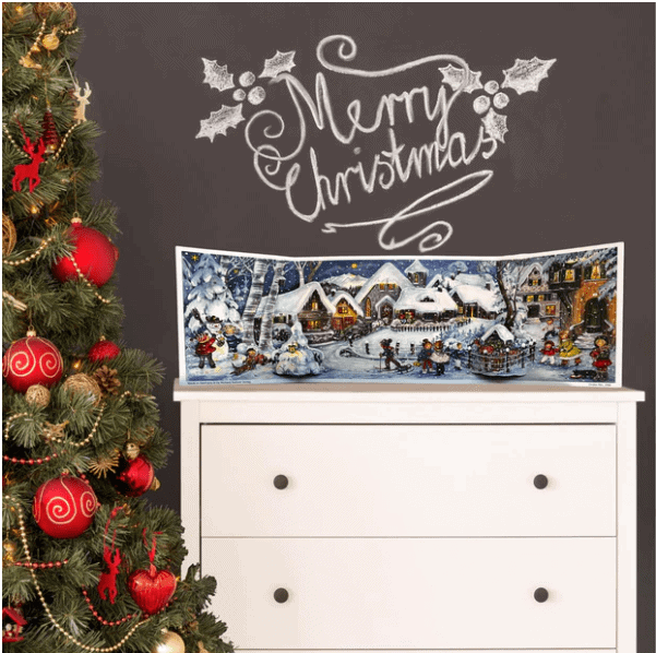 Panorama Advent Calendar It's snowing